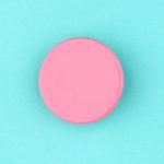 coucou suzette hair clip pink round