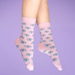coucou suzette cotton socks eyes