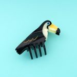 coucou suzette hair claw toucan bird