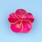coucou suzette hair claw hibiscus flower