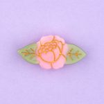 coucou suzette hair clip peony