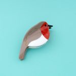 coucou suzette hair claw robin bird