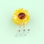 coucou suzette mini hair claw sunflower