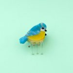 coucou suzette mini hair claw blue tit