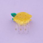coucou suzette mini hair claw lemon