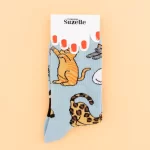 coucou suzette cotton socks meow