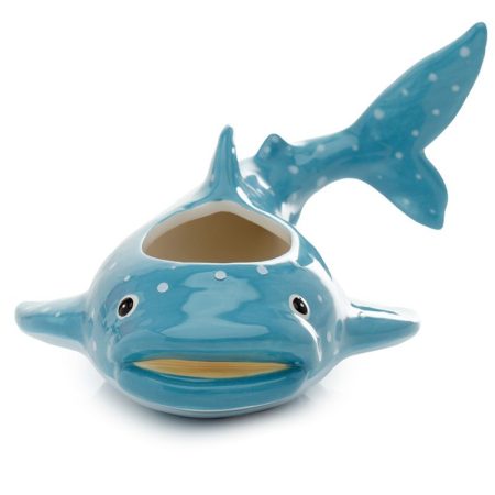 ceramic garden pot animal shaped whale shark