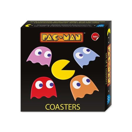 coasters souver set pac man 5 pieces