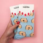 coucou suzette pee-pee white cotton socks