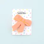 coucou suzette pink bow hair clip