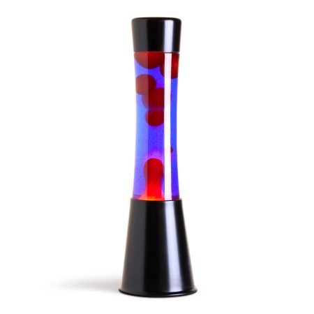 lava lamp orange purple mat black