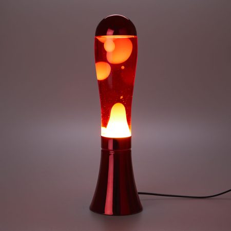 lava lamp red white balvi red aluminium