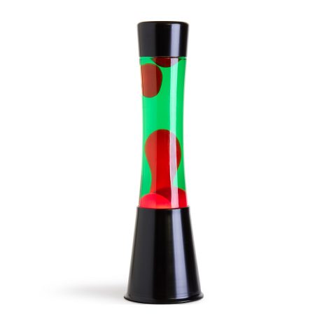 lava lamp red green mat black
