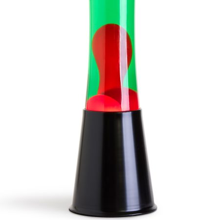 lava lamp red green mat black