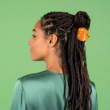 coucou suzette hair claw orange pumpkin