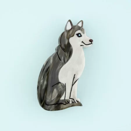coucou suzette hair claw husky dog