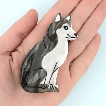 coucou suzette hair claw husky dog