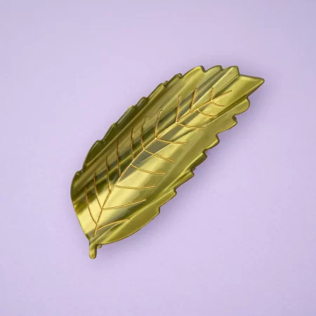 coucou suzette hair claw chestnut leaf