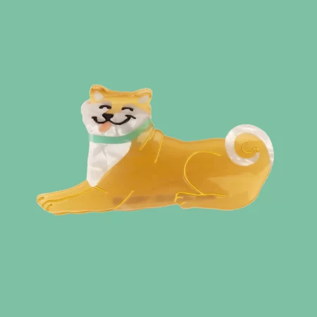 coucou suzette hair claw shiba dog