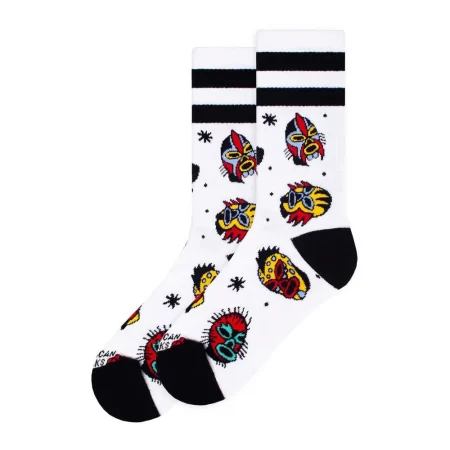 american socks mid high el luchador