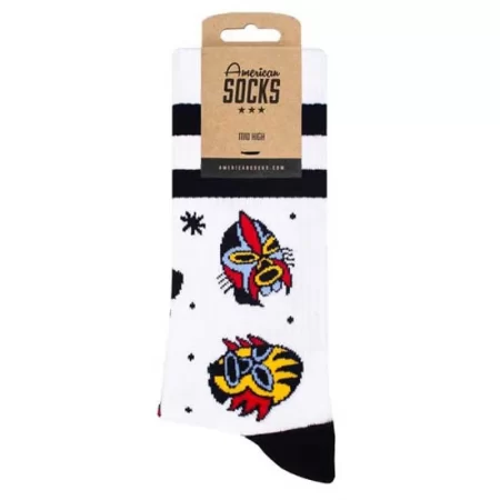 american socks mid high el luchador