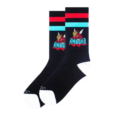 american socks mid high fallen angel