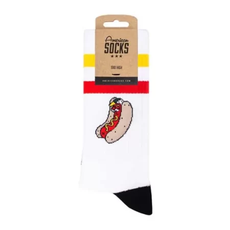 american socks mid high hot dog