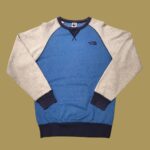 THE NORTH FACE Blue & Grey Sweatshirt S-M