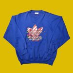 90s ADIDAS Trefoil Logo Sweatshirt M-L