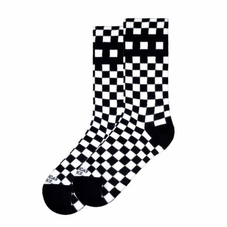 american socks checkerboard mid high one size