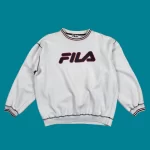 90s FILA Spellout Sweatshirt L