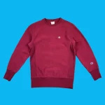 CHAMPION Reverse Weave Burgundy Sweatshirt S