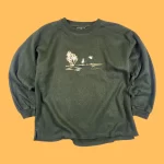 Vintage CHARLES DUBOURG Embroidered Graphic Sweatshirt L-XL
