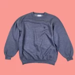 Vintage GYMNASIUM Blue-Grey Sweatshirt M-L