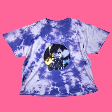 PURPLE RAIN PRINCE Tie Dye T-Shirt XL-2XL