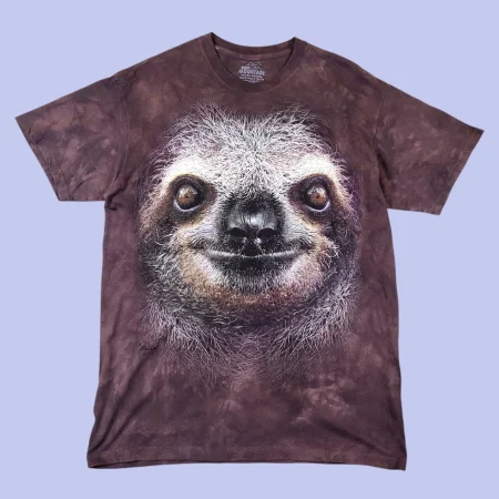 THE MOUNTAIN SLOTH Tie Dye T-Shirt L