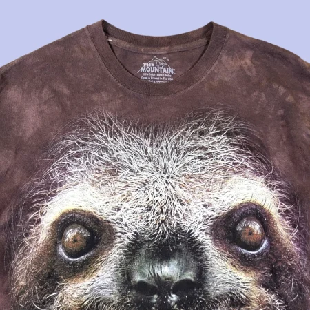 THE MOUNTAIN SLOTH Tie Dye T-Shirt L