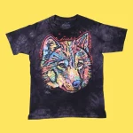THE MOUNTAIN WOLF Tie Dye T-Shirt S-M