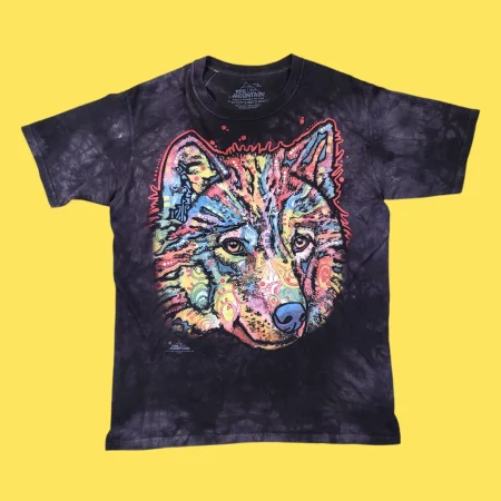 THE MOUNTAIN WOLF Tie Dye T-Shirt S-M