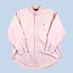Vintage POLO RALPH LAUREN Pink Shirt XL