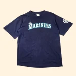 Vintage SEATTLE MARINERS JAMIE MOYER x MAJESTIC MLB T-Shirt L