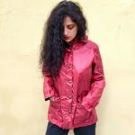 EYN Women's Washed Red Jacket M