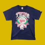 1992 MINESOTA TWINS MLB Single Stitch T-Shirt M