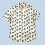 Vintage FLAMINGOS Hawaiian Short Sleeve Shirt L