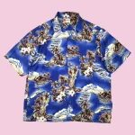 Vintage PALM ISLAND Hawaiian Short Sleeve Shirt XL
