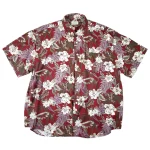 Vintage FLOWERS Hawaiian Short Sleeve Shirt XXL