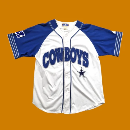 Rare Vintage DALLAS COWBOYS x STARTER Baseball Jersey
