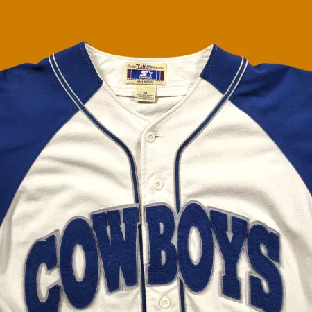 Rare Vintage DALLAS COWBOYS x STARTER Baseball Jersey