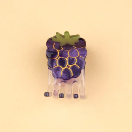 coucou suzette mini hair claw blackberry μικρο κλαμερ μαλλιων βατομουρο