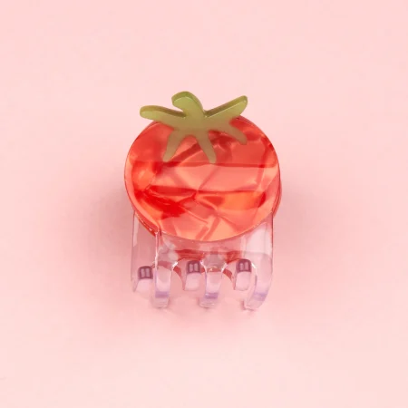 coucou suzette mini hair claw cherry tomato μικρο κλαμερ μαλλιων ντοματινι